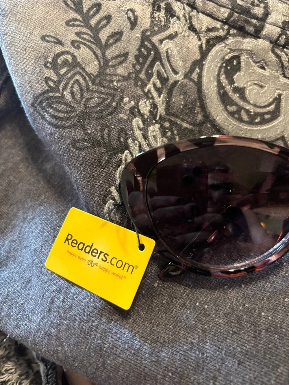 Readers The Mary Pink Tortoise Smoke gradient Sunglasses +3.50 NWT